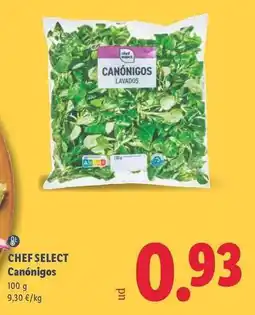 Lidl Chef select - canónigos oferta