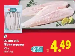 Lidl Ocean sea - filetes de panga oferta