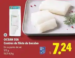 Lidl Ocean sea - centros de filete de bacalao oferta