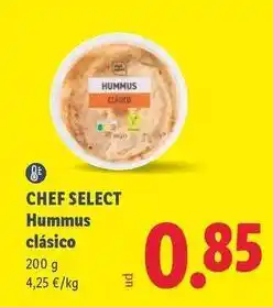 Lidl Chef select - hummus clasico oferta