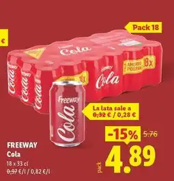 Lidl Freeway - cola oferta