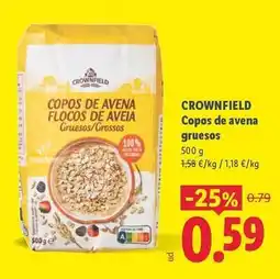 Lidl Crownfield - copos de avena gruesos oferta