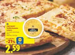Lidl Chef select - tortilla de patatas campera oferta