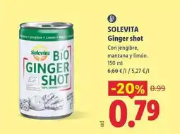 Lidl Solevita - ginger shot oferta