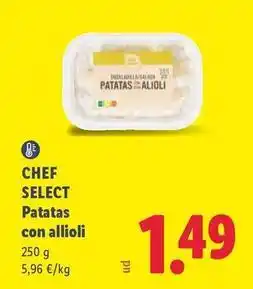 Lidl Chef select - patatas con allioli oferta
