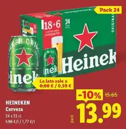 Lidl Heineken - cerveza oferta