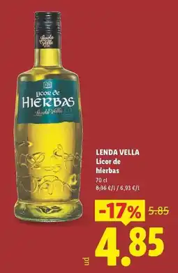 Lidl Lenda vella - licor de hierbas oferta