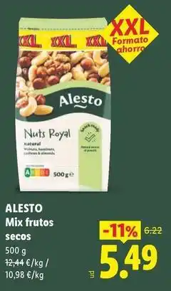 Lidl Alesto - mix frutos secos oferta