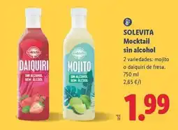 Lidl Solevita - mocktail sin alcohol oferta