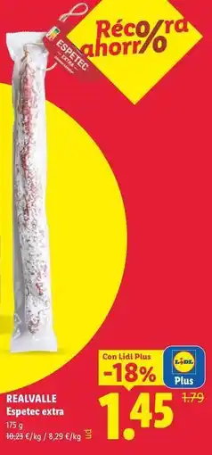 Lidl Realvalle - espetec extra oferta