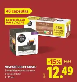 Lidl Nescafé - dolce gusto oferta