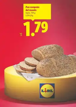 Lidl Pan campeón del mundo oferta