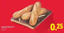 Lidl Baguettina integral 51% oferta