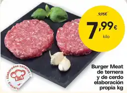 FROIZ Burger Meat de ternera y de cerdo oferta