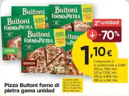 FROIZ Buitoni pizza forno di pietra gama unidad oferta