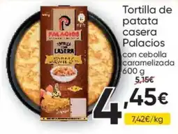 FROIZ Palacios tortilla de patata casera con cebolla caramelizada oferta