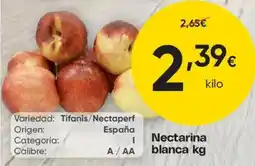 FROIZ Nectarina blanca oferta