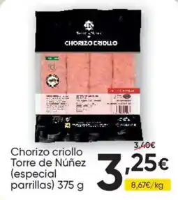 FROIZ Torre de Núñez chorizo criollo oferta