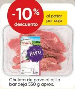 FROIZ Coren chuleta de pavo al ajillo oferta