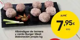 FROIZ Albóndigas de ternera y cerdo Burger Meat oferta