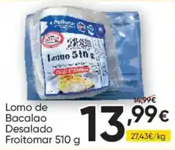 FROIZ Froitomar lomo de bacalao desalado oferta