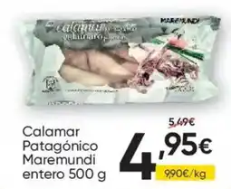 FROIZ Maremundi calamar patagónico entero oferta