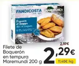FROIZ Fandicosta filete de boquerón en tempura oferta