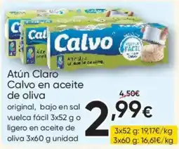 FROIZ Calvo atún claro en aceite de oliva oferta