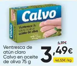 FROIZ Calvo ventresca de atún claro en aceite de oliva oferta
