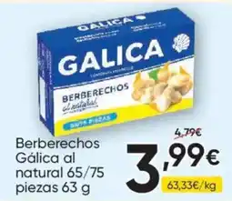 FROIZ Galica berberechos al natural oferta