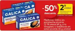 FROIZ Mejillones Gálica en escabeche picante 13/18 piezas a la Vinagreta o Salsillones en salsa picante oferta