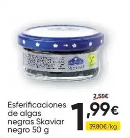 FROIZ Skaviar esferificaciones de algas negras oferta