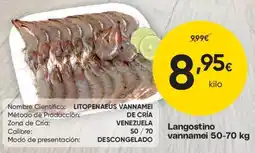 FROIZ Langostino vannamei oferta