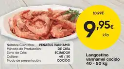 FROIZ Langostino vannamei cocido oferta