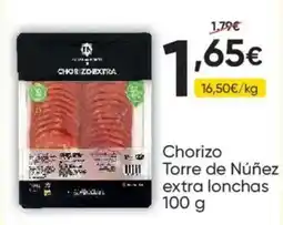 FROIZ Torre de Núñez chorizo extra lonchas oferta