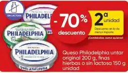 FROIZ Philadelphia queso untar original finas hierbas o sin lactosa oferta