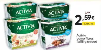 Activia gama fibras