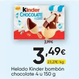 FROIZ Kinder helado bombón chocolate oferta
