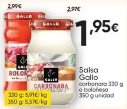 FROIZ Gallo salsa carbonara oferta