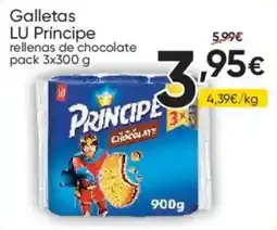 FROIZ LU Príncipe galletas rellenas de chocolate oferta