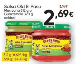 FROIZ Old El Paso Salsa Mexicana Guacamole oferta