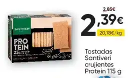 FROIZ Santiveri tostadas crujientes protein oferta