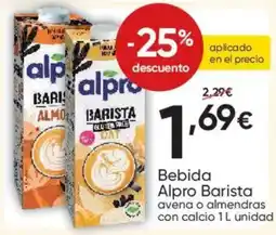 FROIZ Alpro Barista avena o almendras oferta