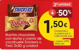 FROIZ snickers twix oferta