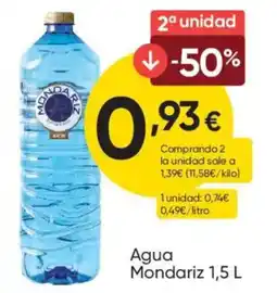 FROIZ Agua Mondariz oferta