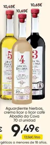 FROIZ Abadia da Cova aguardiente hierbas crema licor o licor café oferta