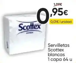 FROIZ Scottex servilletas blancas oferta