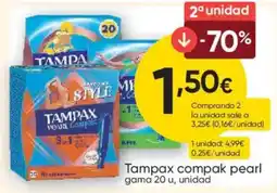FROIZ Tampax compak pearl oferta