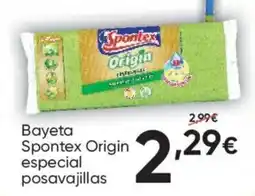FROIZ Spontex Origin bayeta especial posavajillas oferta
