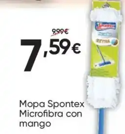 FROIZ Spontex Mopa Microfibra con mango oferta